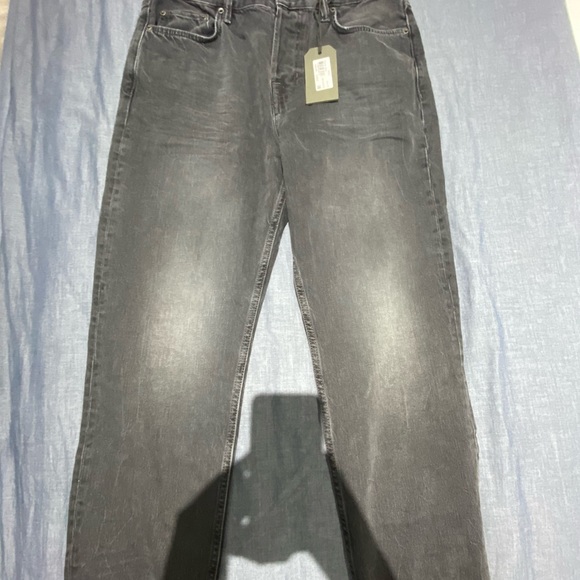 All Saints Black Washed Ridge Jeans - Picture 6 of 7